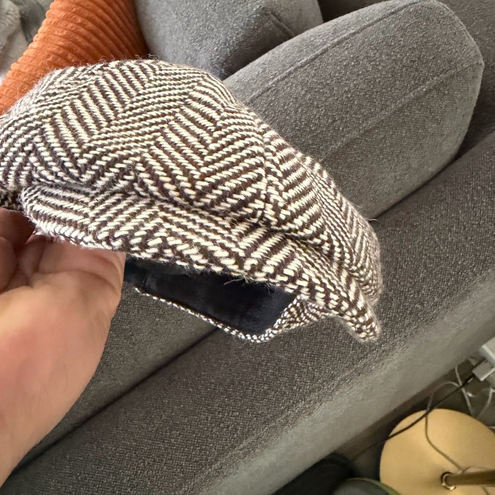 Herringbone Flat Cap